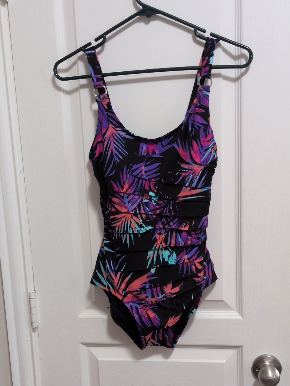Calvin Klein One Piece Starburst Swimsuit Tropical